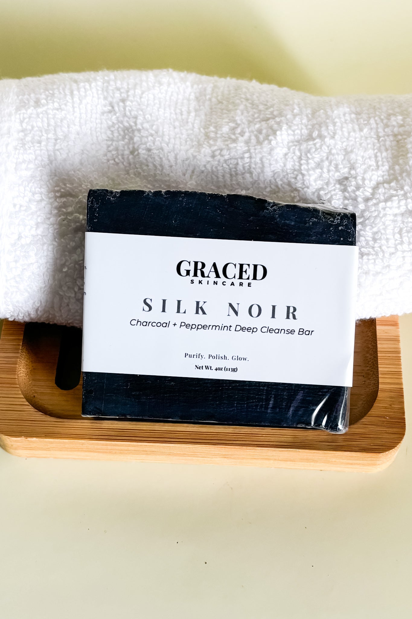 Silk Noir – Charcoal Deep Cleansing Bar