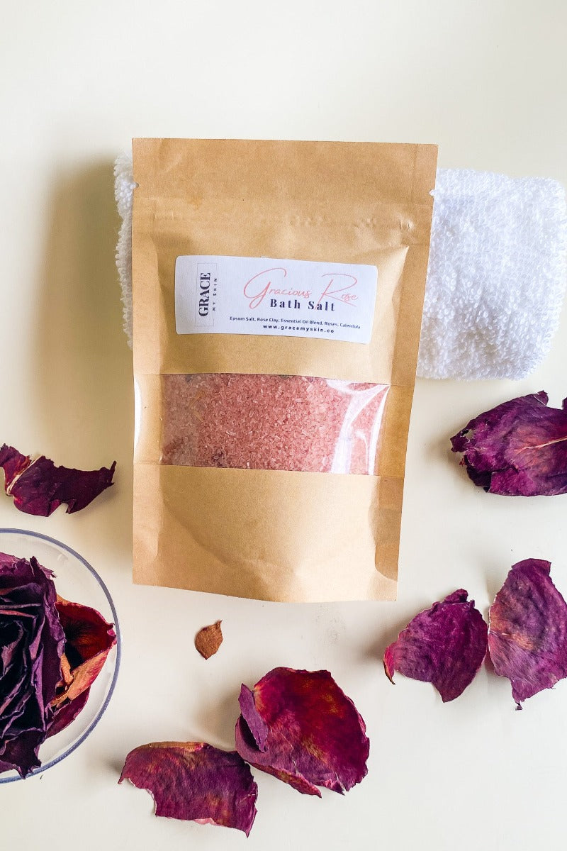 gracious rose bath salt