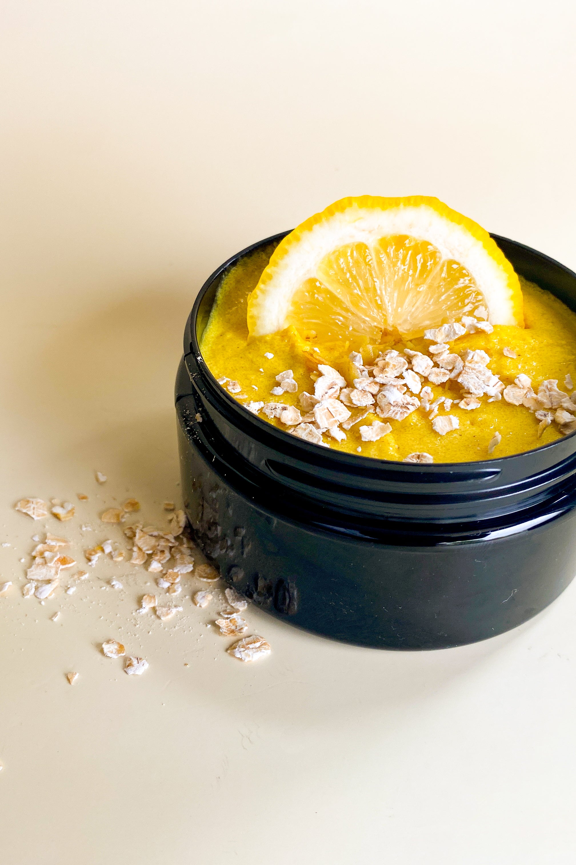 Turmeric Oatmeal Scrub for Eczema