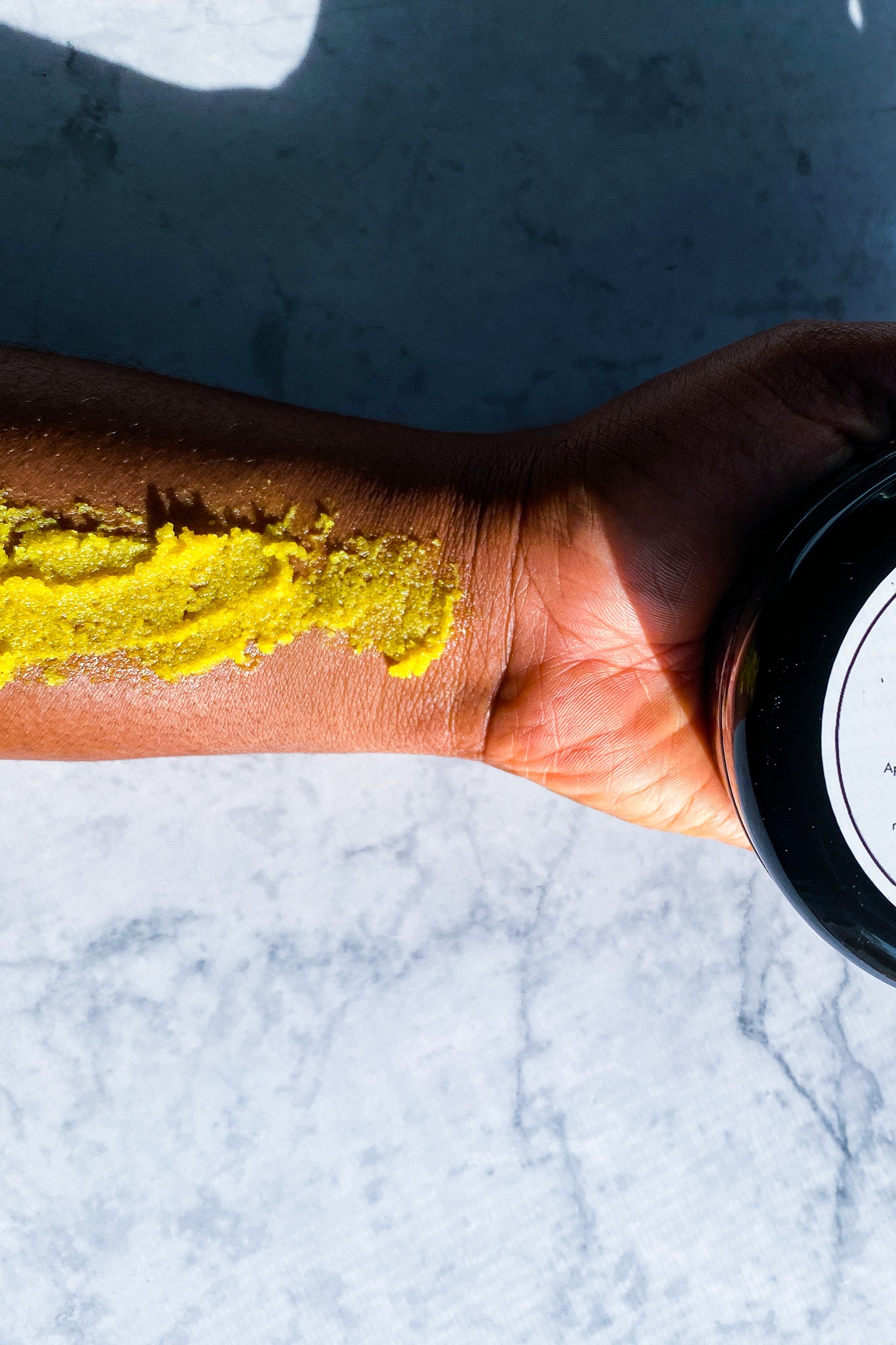 Turmeric Oatmeal Scrub for Eczema