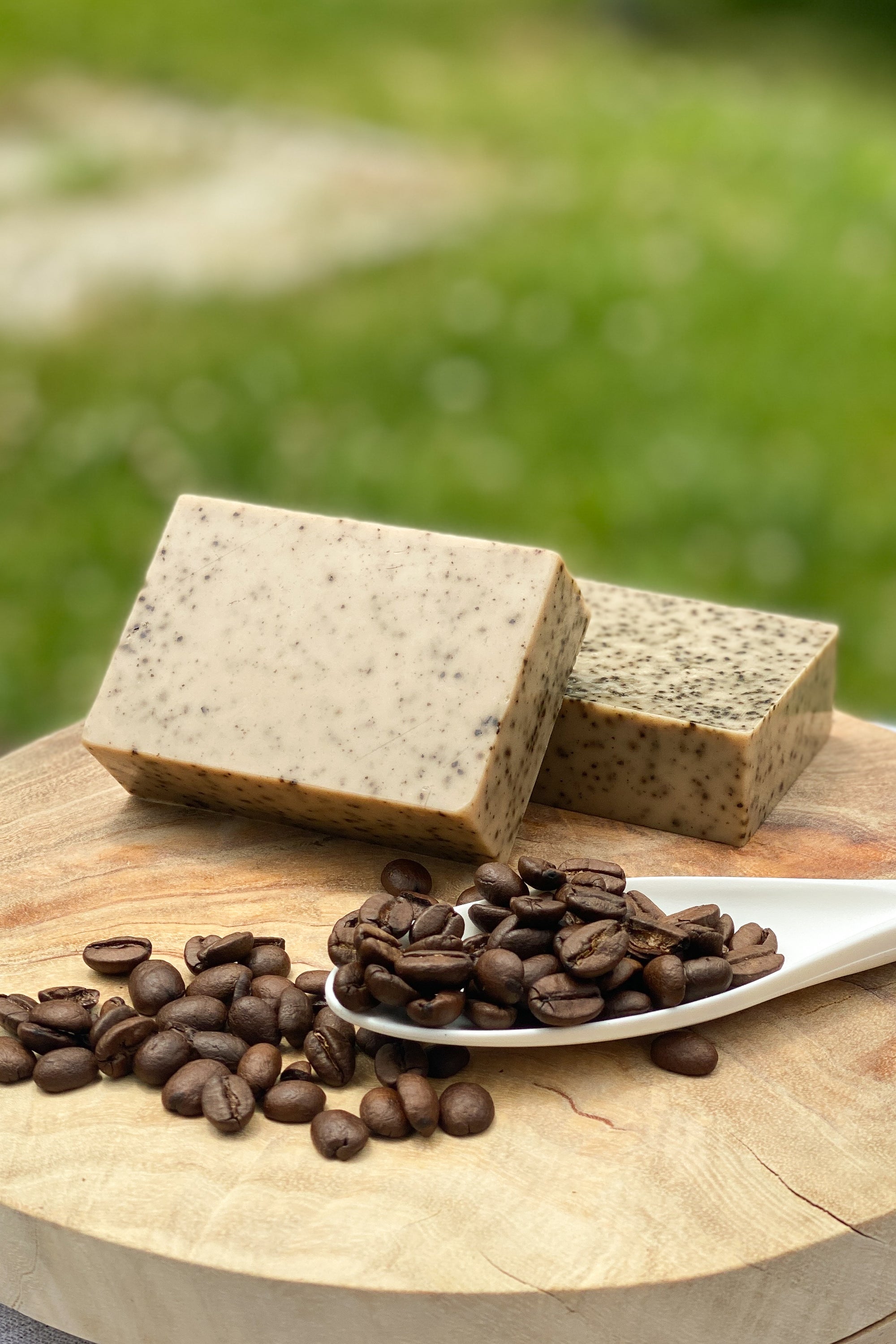 Exfoliating Coffee Soap Bar with Lavender