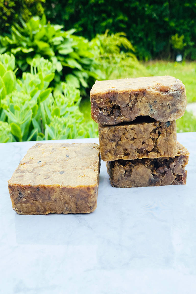 100% Raw African Black Soap